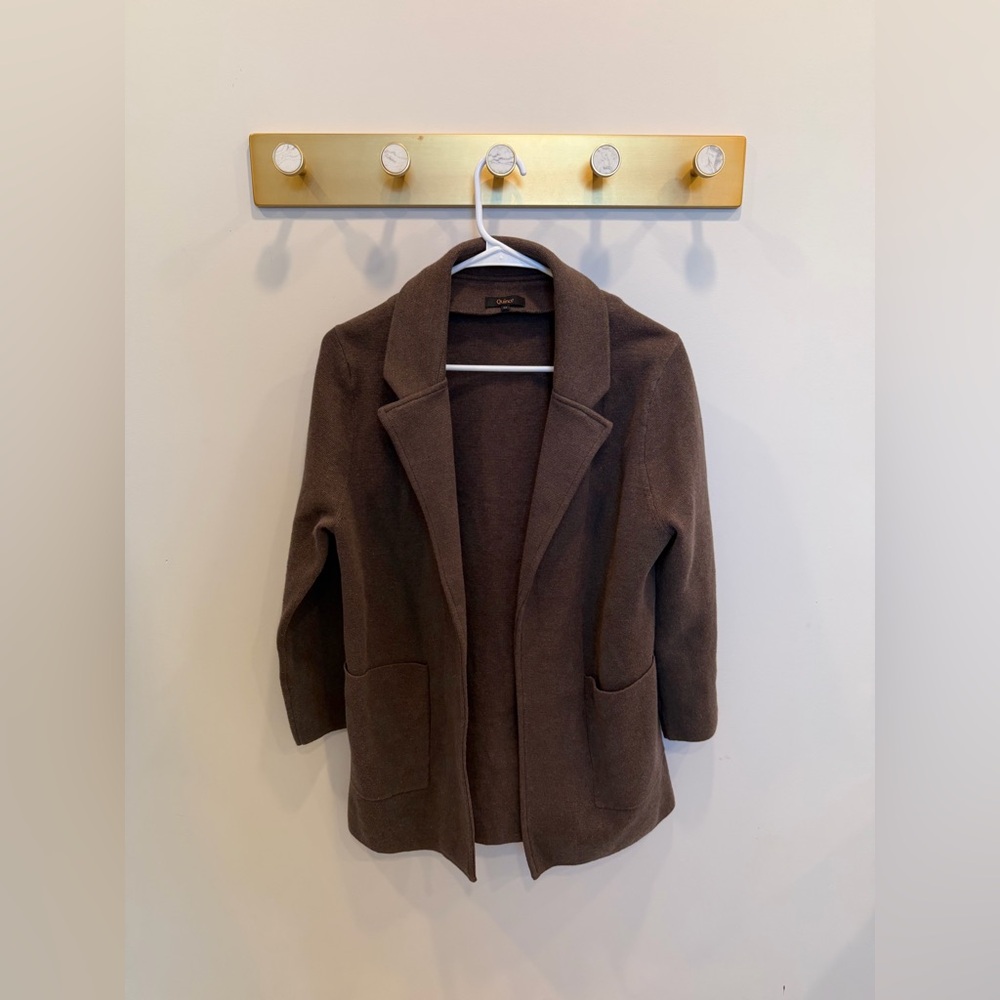 Quince Dark Brown Women's Blazer